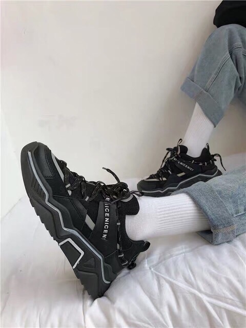 CÓ ẢNH THẬT GIÀY THỂ THAO SNEAKER PHẢN QUANG ULZZANG HÀN QUỐC ( PHẢN QUANG KHI ĐÈN FLASH CHIẾU VÀO ) | BigBuy360 - bigbuy360.vn