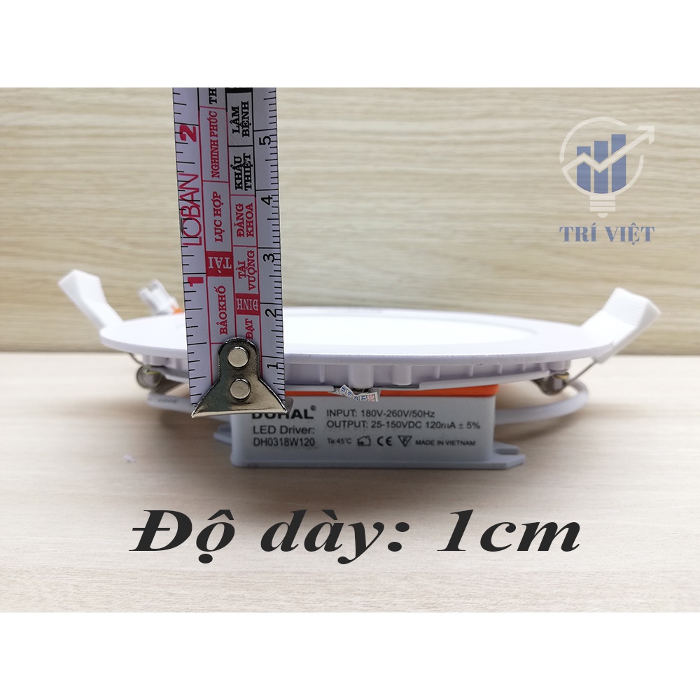 Đèn Led Âm Trần Tròn 9w Duhal KDGT509 bảo hành 12 tháng (1 đổi 1)