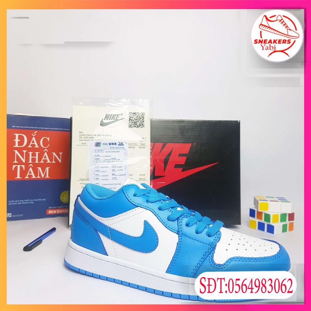💥FREE SHIP-HÀNG QUẢNG CHÂU💥Giày thể thao sneaker Air Jordan 1 Low JD UNC' BLUE full box -Yabi | BigBuy360 - bigbuy360.vn