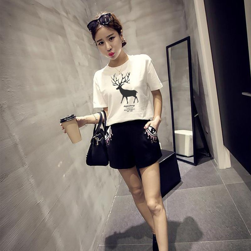 Áo thun ngắn tay hình nai Abercrombie