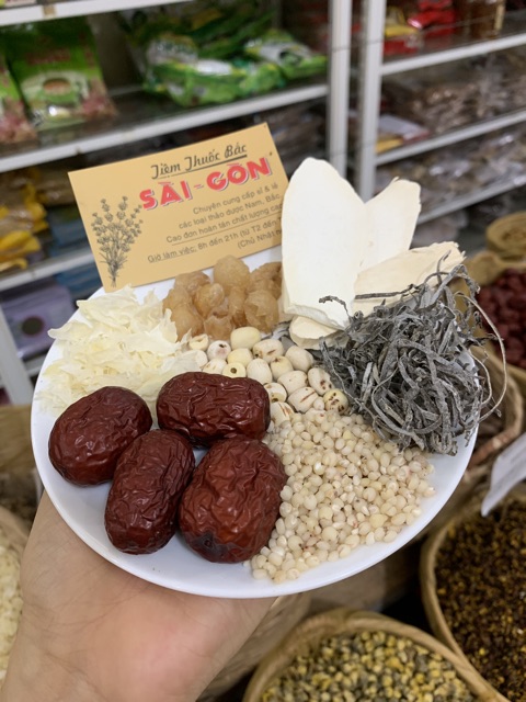 [Mã 267FMCGSALE giảm 8% đơn 500K] Chè Sâm Bổ Lượng 7 Vị (Nấu 2 chén) 100gr | BigBuy360 - bigbuy360.vn