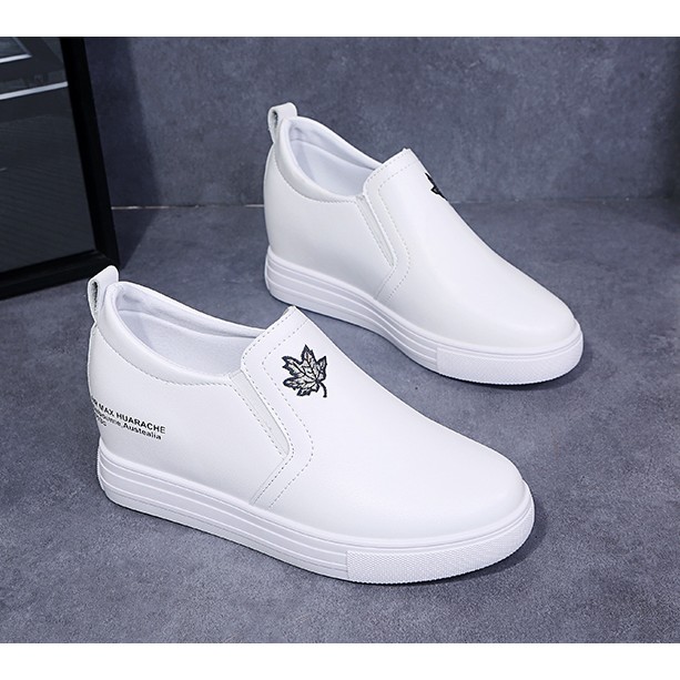 Giày Slip On Nữ Độn Đế 6cm Mã H93 Ảnh Thật