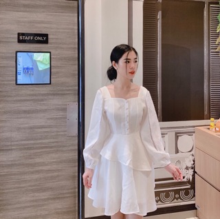 Đầm Xoè Tầng Thiết Kế