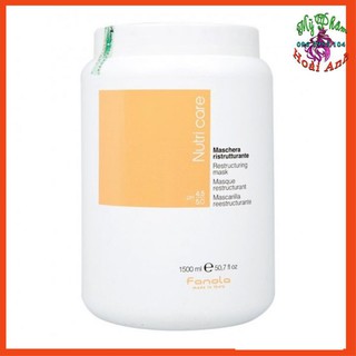 [Siêu rẻ] KEM Ủ PHỤC HỒI TÓC KHÔ XƠ HƯ TỔN FANOLA NUTRI CARE RESTRUCTURING MASK 1500ML ITALY