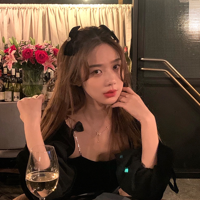 Kẹp tóc nơ bướm phong cách Hàn Quốc dễ phối đồ dành cho nữ（1pcs）