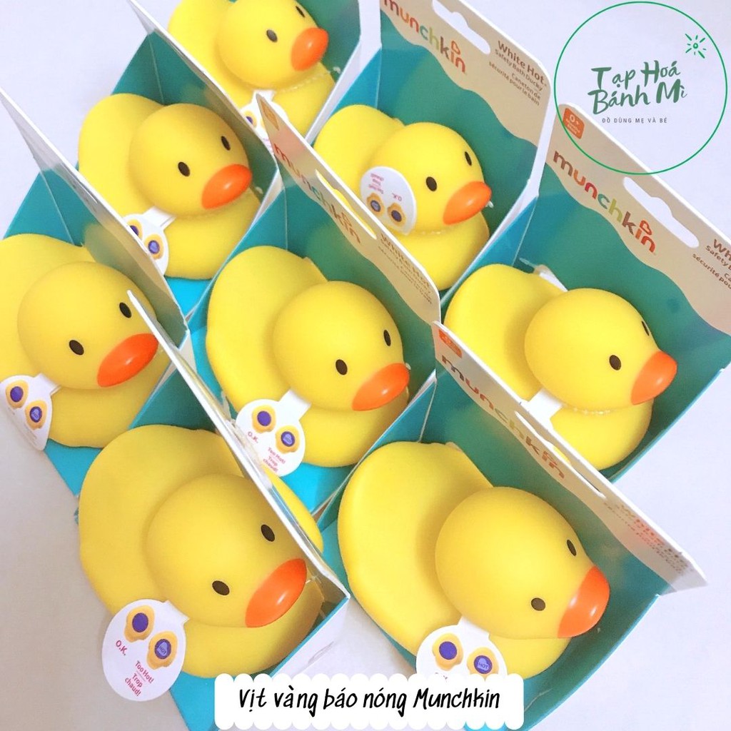 Đồ chơi nhà tắm Vịt vàng báo nóng Munchkin