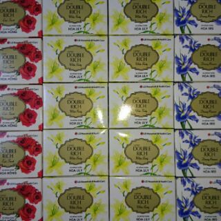 (3 mùi) Xà bông cục Double Rich 90g