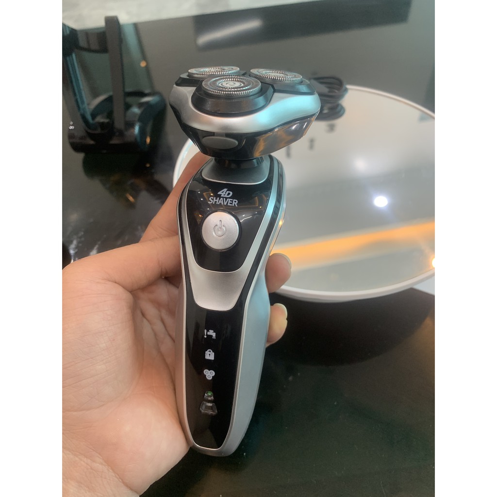 Máy cạo râu đa năng SHAVER SK1588, cắt tóc, tỉa lông mũi, tông đơ, chống nước cực tốt