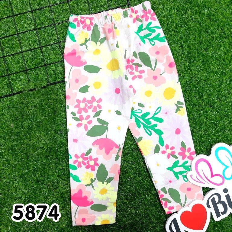 QUẦN LEGGING DÀI BÉ GÁI COTTON NHIỀU HỌA TIẾT CHO BÉ TỪ 9KG - 28KG