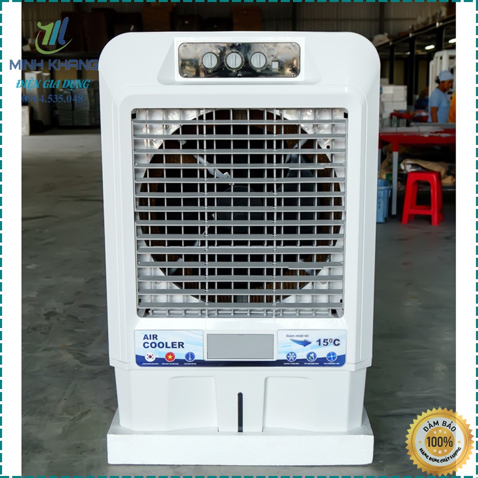 Quạt điều hòa quạt hơi nước công nghiệp CAMAC CC90 280W 100 lít Bơm tự ngắt và Phao chống tràn Bảo hành 24 Tháng