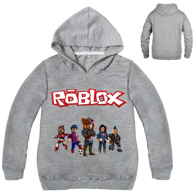 Áo hoodie dài tay in hình Roblox mới lạ cho bé