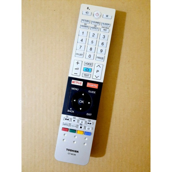 Điều khiển tivi Toshiba giọng nói CT 8536- Hàng chính hãng Tặng kèm Pin
