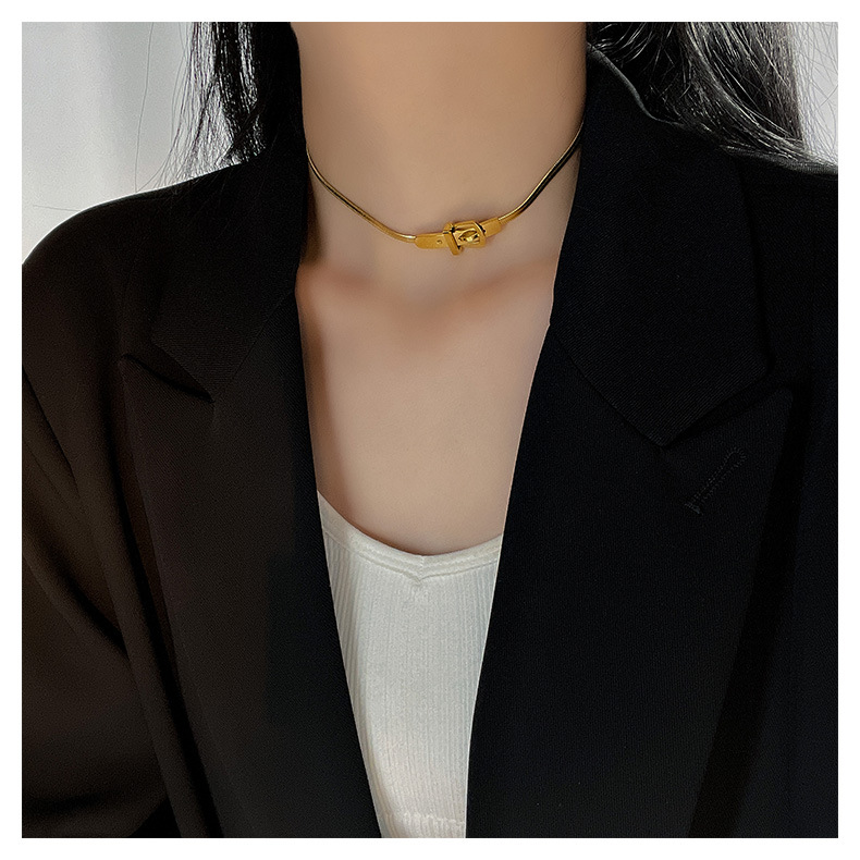 Mới Vòng cổ Mạ Vàng 18k Sang Trọng Thời Trang Cho Nữ