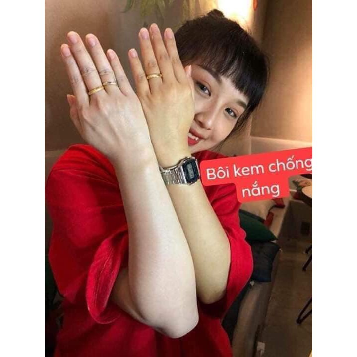 Kem chống nắng ngân bình dưỡng da,ngăn tăng sắc tố melanin,hàng chính hãng