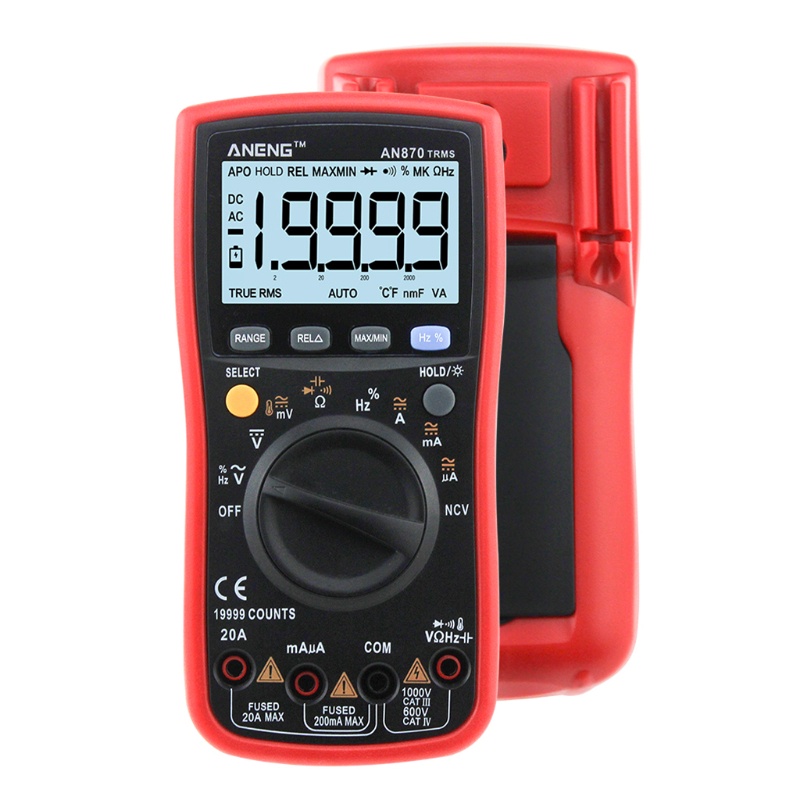 Đồng hồ vạn năng kỹ thuật số AN870 19999 COUNTS