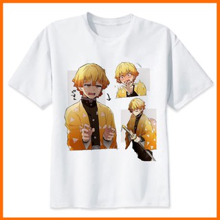 (3 HÌNH) ÁO THUN ANIME ZENITSU NAM NỮ,Vải Poly Thái Mặc Mát Co Dãn 4 Chiều, Size Từ 7kg Đến 90kg
