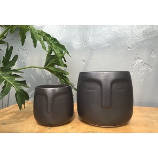 CHẬU SỨ TRỒNG CÂY MINI MẶT NGƯỜI DECOR