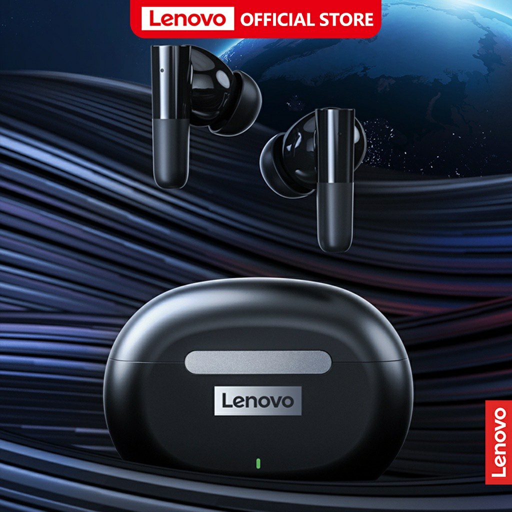 Tai nghe không dây Lenovo LP3 Bluetooth 5.2 âm thanh nổi giảm ồn thoải mái có mic chống nước kiểu thể thao