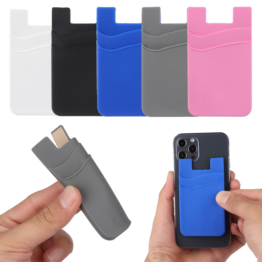 Ví silicon dán lưng điện thoại thời trang