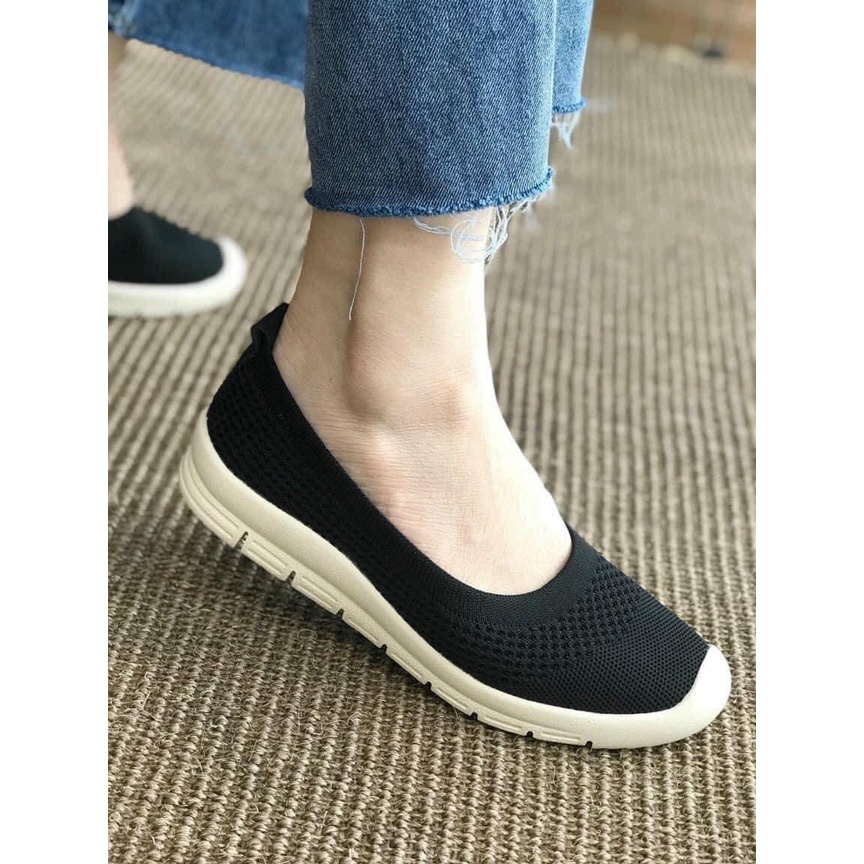 Giày bệt nữ, giày búp bê mũi tròn siêu êm, siêu nhẹ nhàng, form dáng ôm chân - hàng xịn fullbox BE02