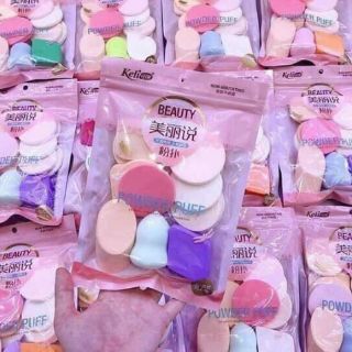 SET 13 BÔNG MÚT TRANG ĐIỂM