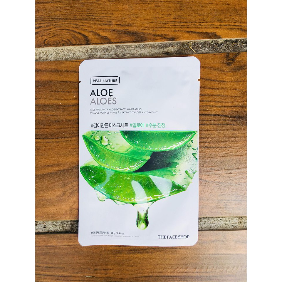 Mặt Nạ Nha Đam Real Nature Mask Aloe