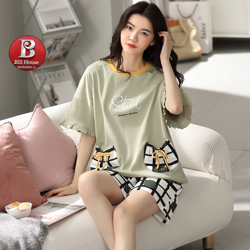 Bộ Ngủ Hoạt Hình Chất Cotton Cực Mát Trend 2021 BC10 | BigBuy360 - bigbuy360.vn