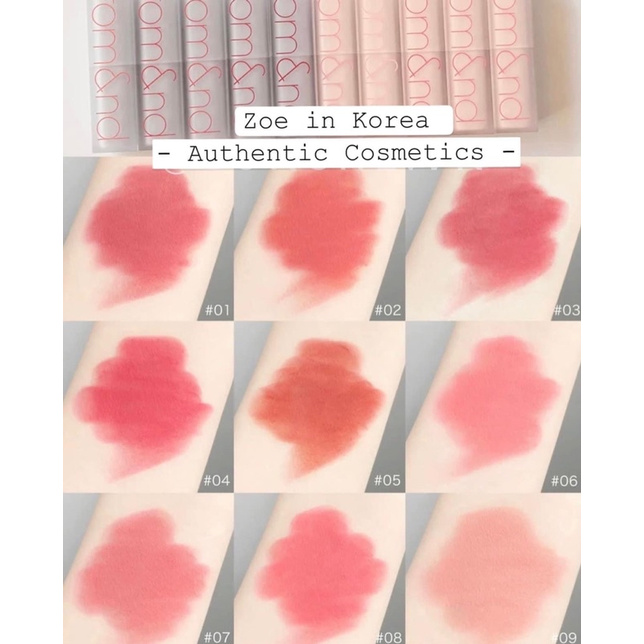 SON THỎI ROMAND ZERO MATTE LIPSTICK - SON Romand Zero Gram Matte Lipstick