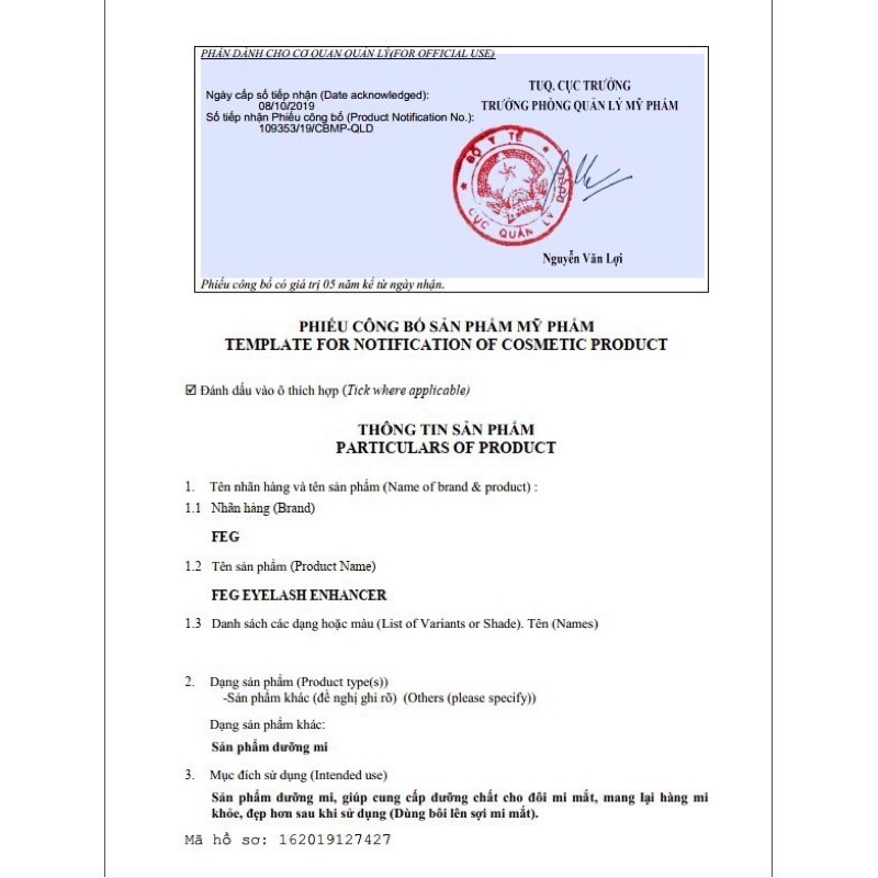 Dưỡng mi FEG dài dày khỏe, ngăn gãy rụng. Serum dưỡng mi cong vút sau 14 ngày sử dụng | BigBuy360 - bigbuy360.vn