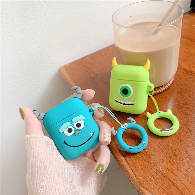 Túi chống sốc tai nghe Bluetooth hình Mickey Minnie cho Airpods | BigBuy360 - bigbuy360.vn