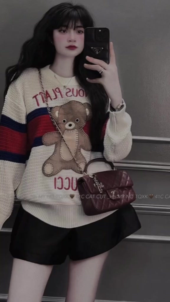 Áo Len Gấu Sieu dễ thương chất len Dày mịn neww 2023. | BigBuy360 - bigbuy360.vn