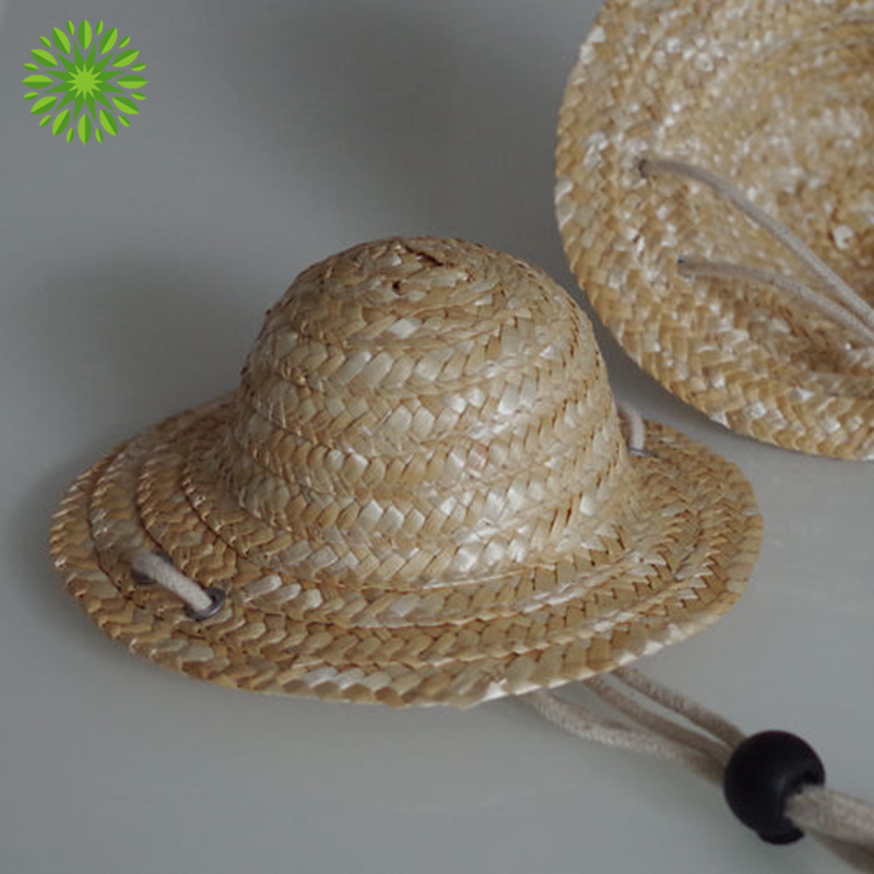 1 Nón Rơm Đan Mùa Hè Cho Thú Cưng