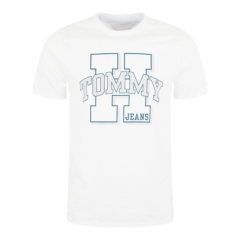 Áo Thun Cotton Tay Ngắn Cổ Tròn In Chữ Tommy Cá Tính Hợp Thời Trang Cho Nam