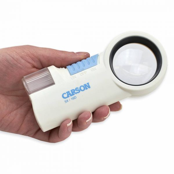 Kính lúp có đèn Carson MagniFlash CP-16 (5x) (Hãng Carson - Mỹ)