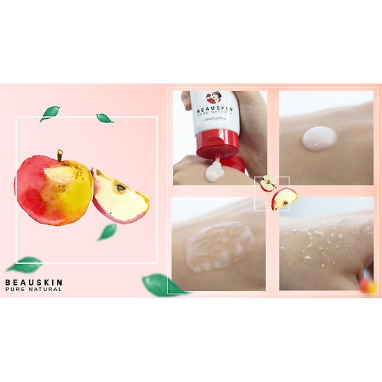 TẨY DA CHẾT SẠCH MỤN CÁM - DA SÁNG MỊN SAU 4 LẦN SỬ DỤNG- BEAUSKIN APPLE WHITE PEELING GEl- 150ml | BigBuy360 - bigbuy360.vn