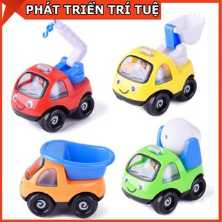 Đồ Chơi Ô Tô Công Trường Có Bánh Đà Cho Bé