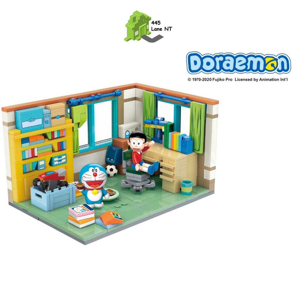 Đồ Chơi Lắp Ráp Lego Qman 20402 Phòng Của Doraemon Nobita Cho Trẻ Từ 6 Tuổi