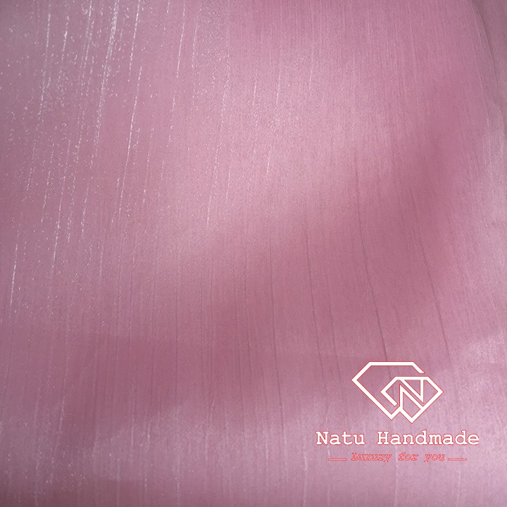 - Vải làm hoa cài áo - Tơ xước, tơ organza - 1m