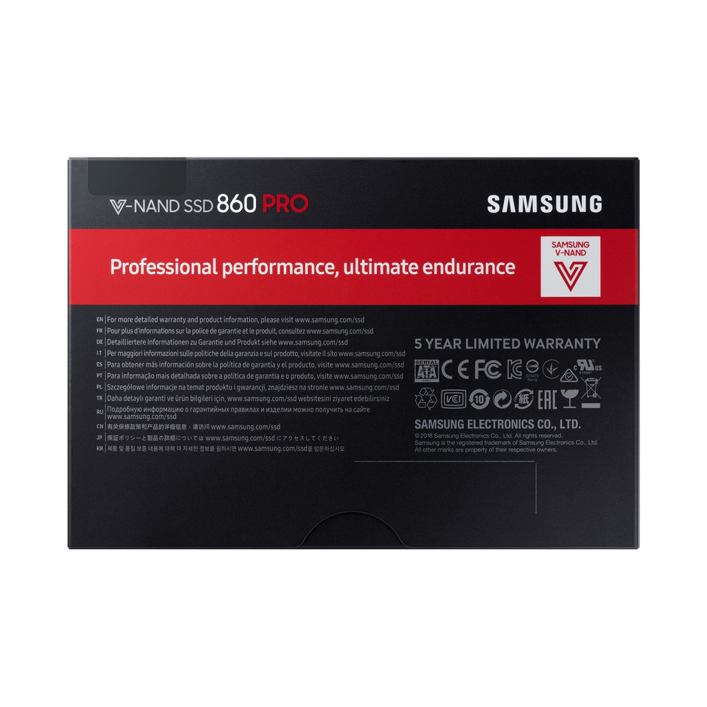 Ổ cứng SSD Samsung 860 PRO 256GB - BH 5 Năm 1 Đổi 1