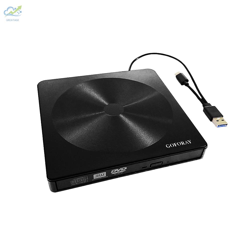 Đầu Đọc Đĩa Dvd Kết Nối Usb 3.0 Type-C Cho Windows / Mac Os | BigBuy360 - bigbuy360.vn