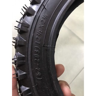VỎ VÀ RUỘT XE ĐẠP 12INCH