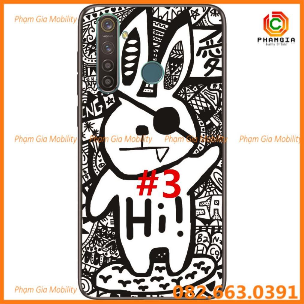 Ốp lưng hình tráng gương bóng đẹp thú cưng, chó mèo Realme 5i / Realme 5S / Realme 5 Pro / Realme Q/ Realme C3