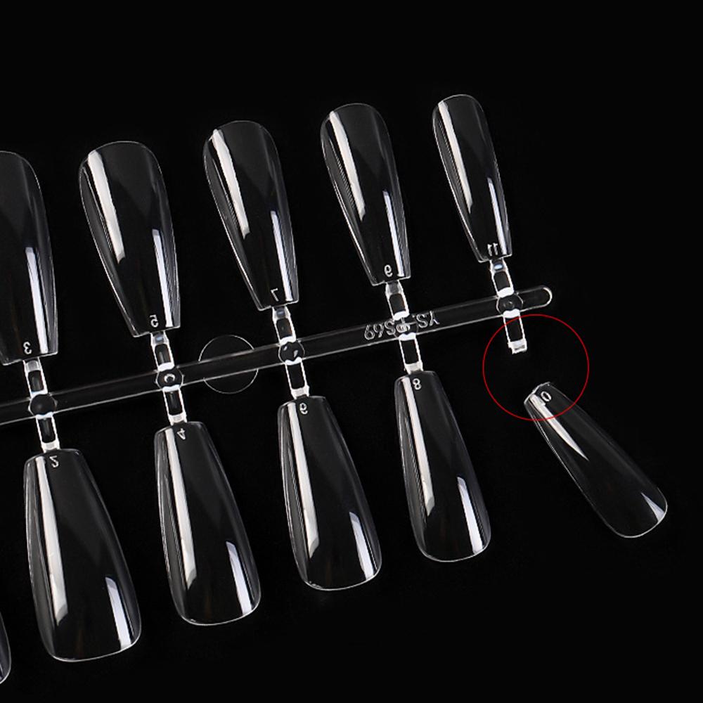 OCEANMAP Móng Tay Giả Trong Suốt Bằng Nhựa ABS Tự Nhiên DIY