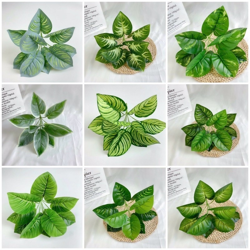 Cành cây giả decor trang trí nhà cửa , thảm cỏ treo tường