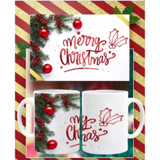 Cốc sứ cao cấp uống trà cà phê  giáng sinh an lành -Quà tặng Noel ý nghĩa