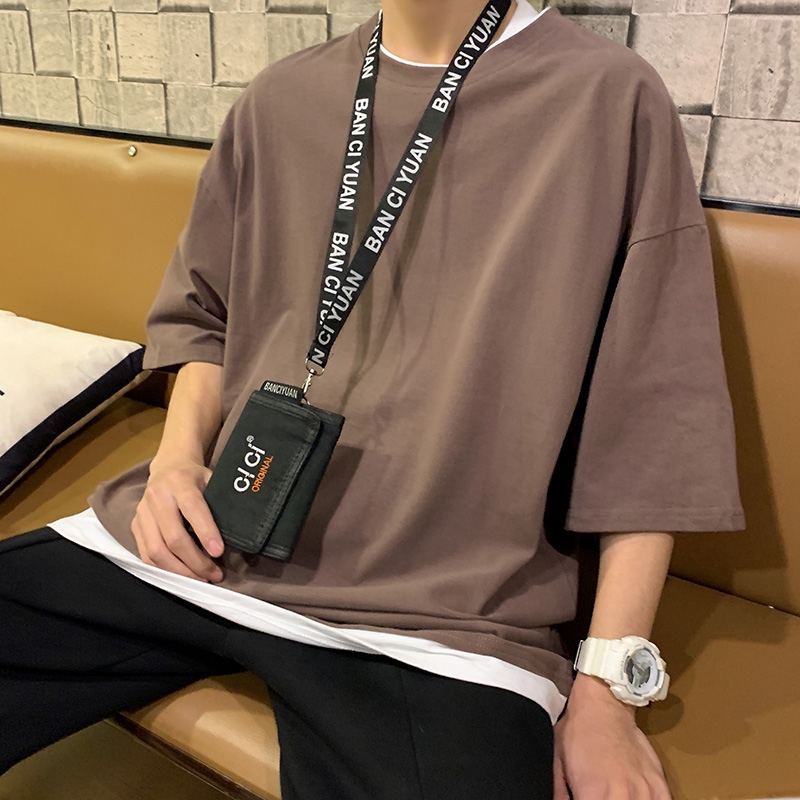 Áo Thun Tay Ngắn Phong Cách Hong Kong Cá Tính | BigBuy360 - bigbuy360.vn