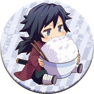 ( 1 chiếc ) Huy hiệu cái áo IN HÌNH nhân vật KIMETSU NO YAIBA VER CHUMOKBAP anime chibi dễ thương xinh xắn