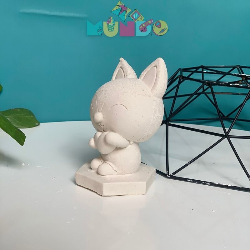 Tượng tô màu (có màu cọ) cao cấp chọn mẫu SIZE L BÉ HỒ LY, tượng thạch cao MUNDO