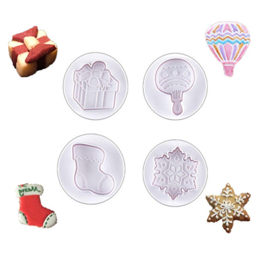 Khuôn Làm Bánh Tạo Hình Ông Già Noel DIY Mới