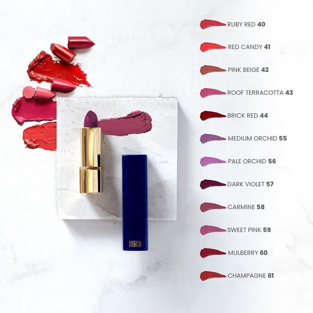 (hàng Mới Về) Son Môi Màu Sắc Thời Trang Thương Hiệu Inez | BigBuy360 - bigbuy360.vn
